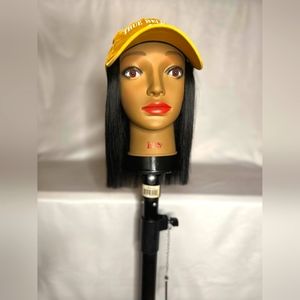 Human hair 10' true religion hat wig